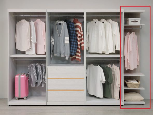 泰勒1.5尺開放衣櫥